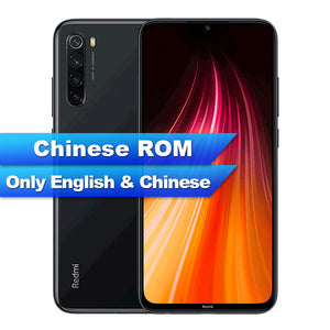 Global ROM Xiaomi Redmi Note 8 64GB 4GB Smartphone Snapdragon  665 Octa Core  6.3” 48MP  Rear Camera 4000mAh Support Phone