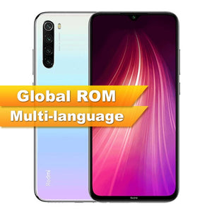 Global ROM Xiaomi Redmi Note 8 64GB 4GB Smartphone Snapdragon  665 Octa Core  6.3” 48MP  Rear Camera 4000mAh Support Phone