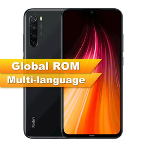 Global ROM Xiaomi Redmi Note 8 64GB 4GB Smartphone Snapdragon  665 Octa Core  6.3” 48MP  Rear Camera 4000mAh Support Phone