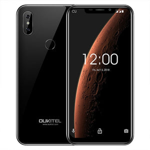 OUKITEL C13 Pro 5G/2.4G WIFI 6.18" 19:9 Android 9.0 MT6739 3000mAh 4G LTE 2GB RAM 16GB ROM 8MP+5MP  Fingerprint Mobile Phone ID