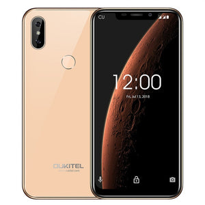 OUKITEL C13 Pro 5G/2.4G WIFI 6.18" 19:9 Android 9.0 MT6739 3000mAh 4G LTE 2GB RAM 16GB ROM 8MP+5MP  Fingerprint Mobile Phone ID